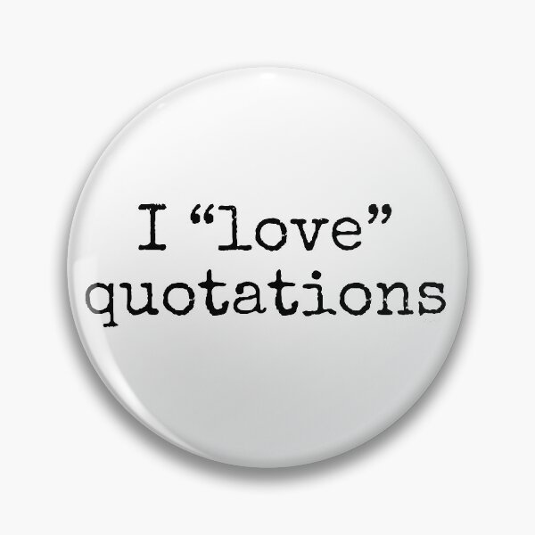 Item preview, I love quotations black text dizkorce designed and sold by Dizkorce.