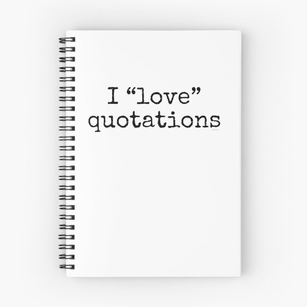 Item preview, I love quotations black text dizkorce designed and sold by Dizkorce.