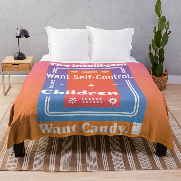 Item preview, The Intelligent Want Self-Control. Children Want Candy.  designed and sold by quotesonposters.