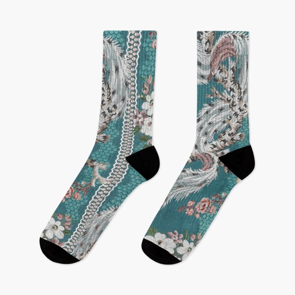Item preview, Retro Teal Peacock Pattern designed and sold by hellcom.