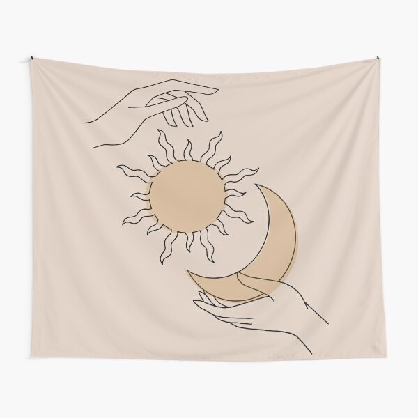 Sun And Moon Tapestries Redbubble