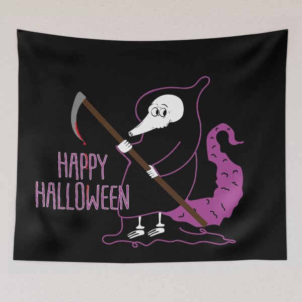 Item preview, Halloween Worm on a string death - grim reaper designed and sold by Craftaholic.
