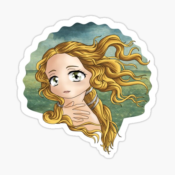 The Birth of Doll Venus Sticker
