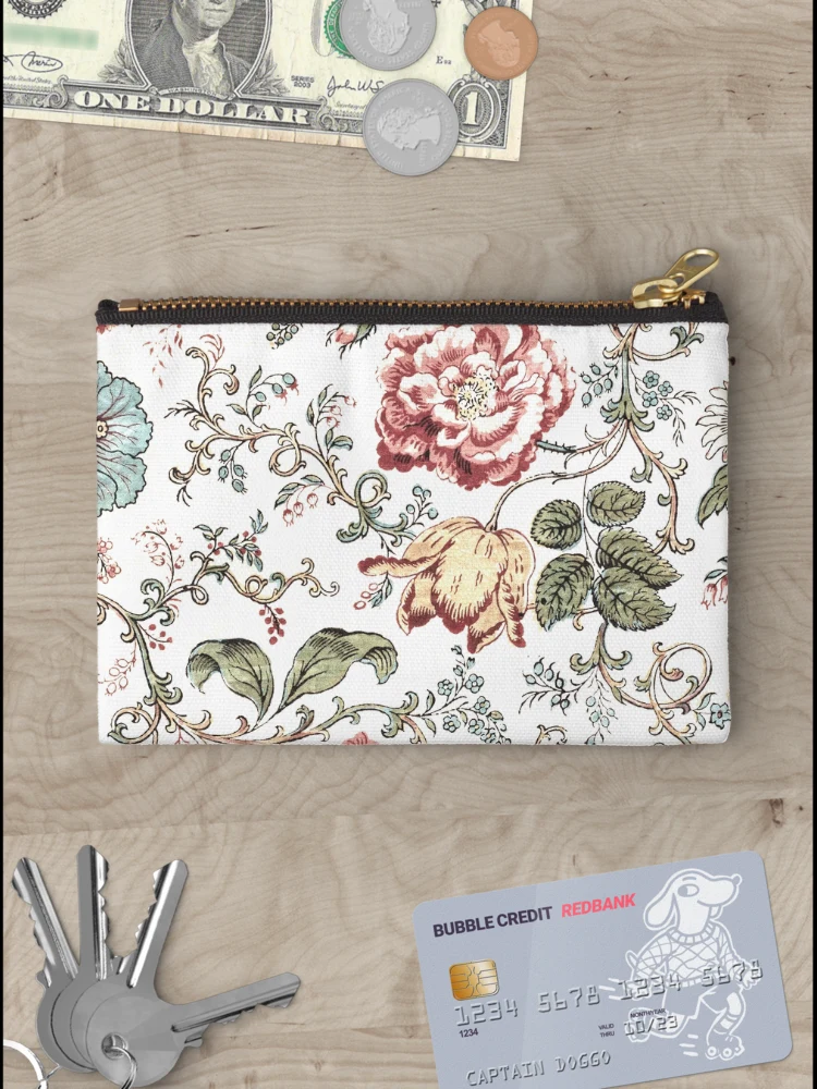 Thumbnail 3 of 4, Zipper Pouch, Fable Floral Pattern designed and sold by hellcom.