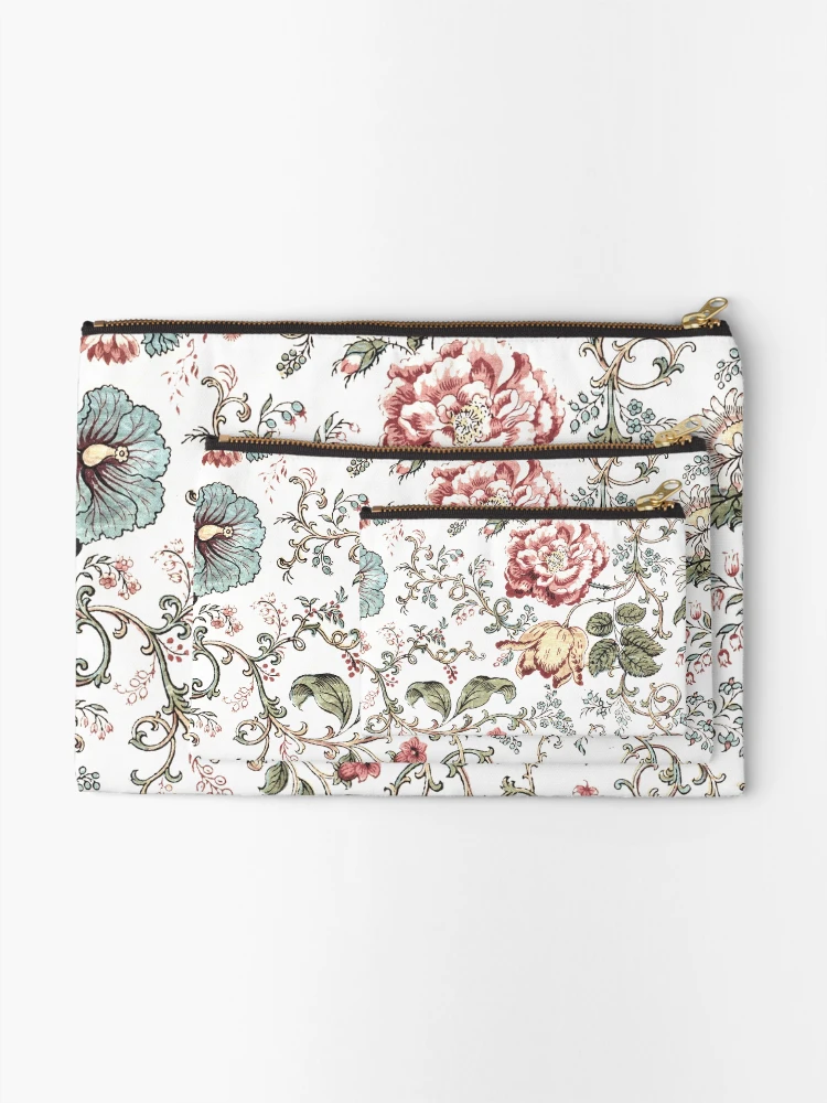Thumbnail 2 of 4, Zipper Pouch, Fable Floral Pattern designed and sold by hellcom.