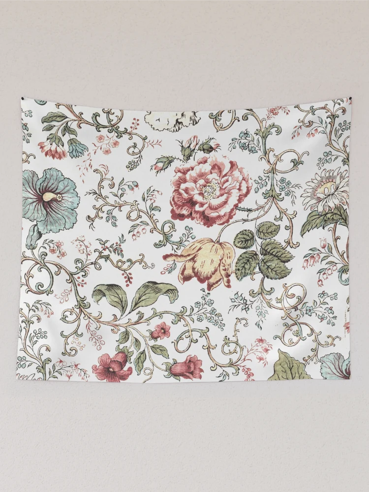 Thumbnail 2 of 3, Tapestry, Fable Floral Pattern designed and sold by hellcom.