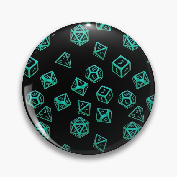 Item preview, It's Raining Aquamarine Dice designed and sold by titartwork.
