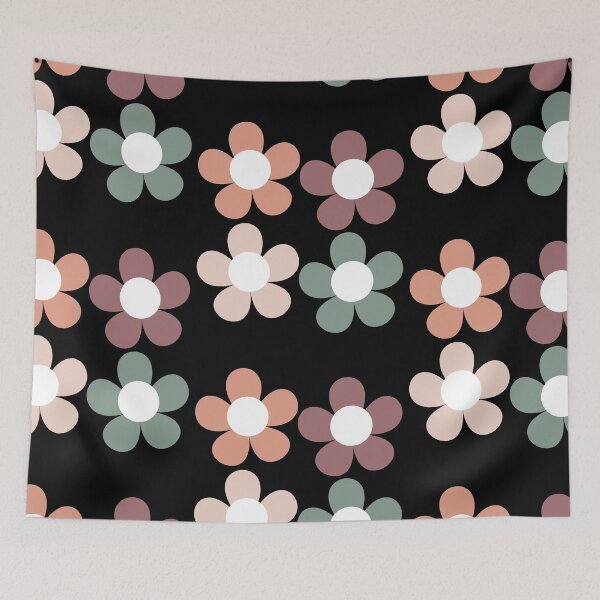Item preview, Retro Bib Flowers designed and sold by sunandsnowglobe.