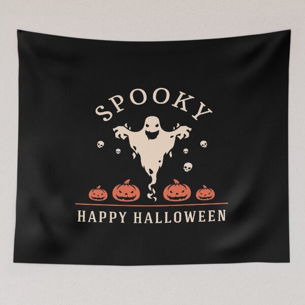 Item preview, Scary ghost Happy Halloween designed and sold by BenkaiJunreisha.