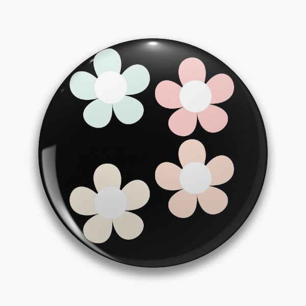 Item preview, Retro Pastel Bib Flowers designed and sold by sunandsnowglobe.
