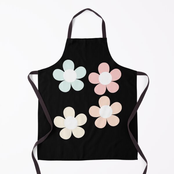 Item preview, Retro Pastel Bib Flowers designed and sold by sunandsnowglobe.