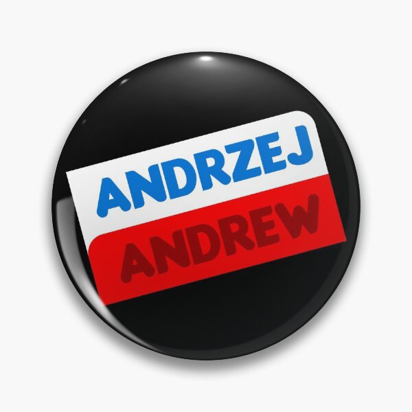 Item preview, Andrzej Andrew Polish Name Label designed and sold by Krukowski.