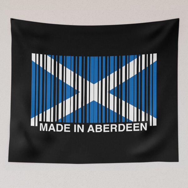 Item preview, Made in Aberdeen Funny Scottish Saltire Flag designed and sold by Dialectable.