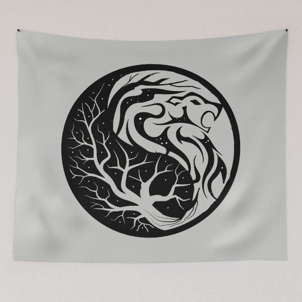 Item preview, Tribal Lion/wolf designed and sold by SILVERAPPLE.