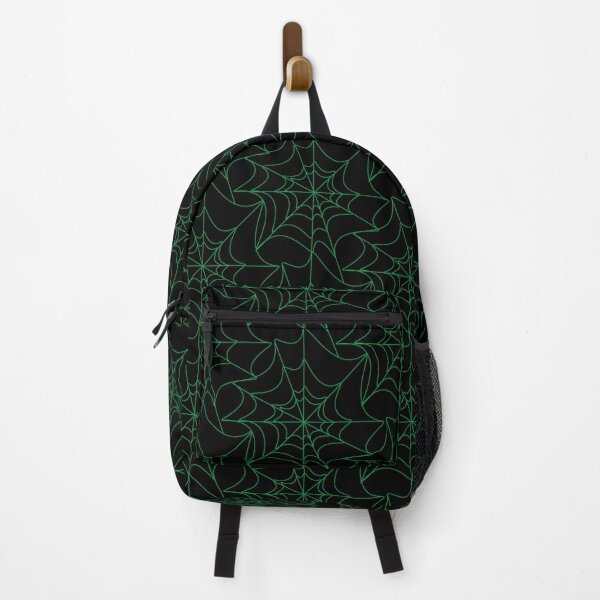 Item preview, Gothic Halloween Spider Web Green designed and sold by susycosta.