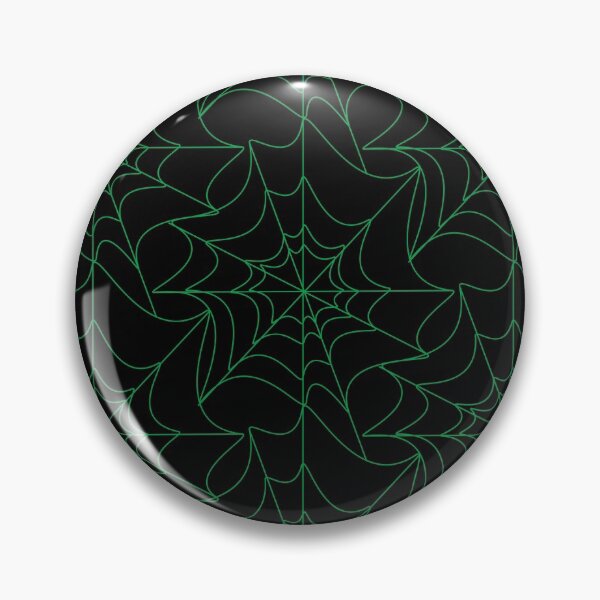 Item preview, Gothic Halloween Spider Web Green designed and sold by susycosta.