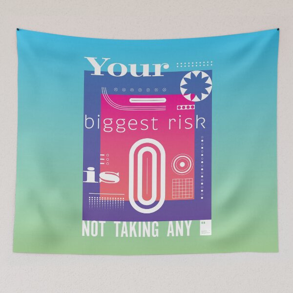 Item preview, Your biggest risk is not taking any designed and sold by quotesonposters.