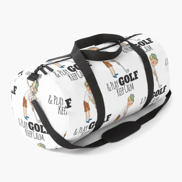 Item preview, Keep Calm And Play Golf, With Cartoon Golfer designed and sold by 4AllTimes.