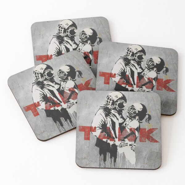 Item preview, Banksy Tank - Embracing Couple designed and sold by WE-ARE-BANKSY.