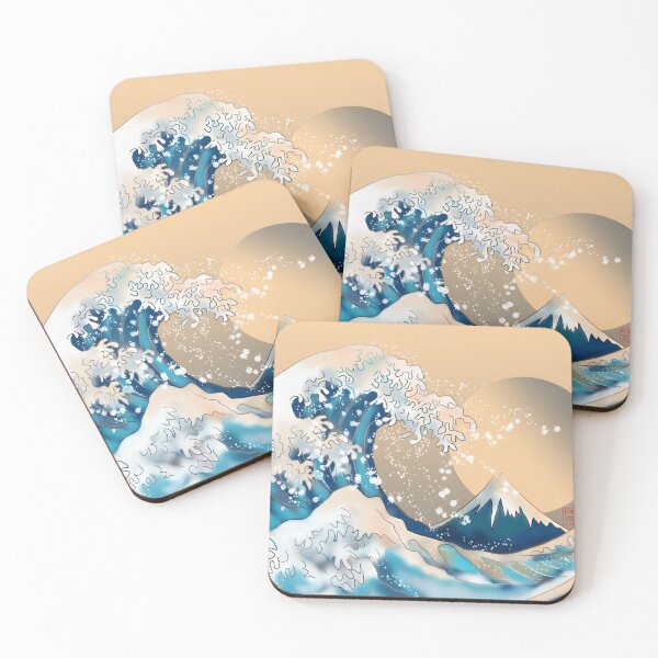 Item preview, Great Wave off Kanazawa with Mount Fuji designed and sold by CuisineCat.