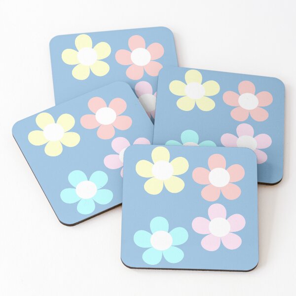 Item preview, Bright Pastel Bib Flowers designed and sold by sunandsnowglobe.