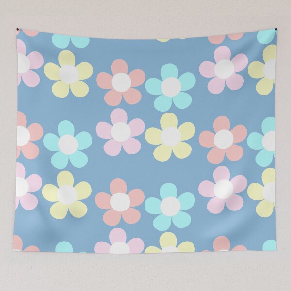 Item preview, Bright Pastel Bib Flowers designed and sold by sunandsnowglobe.