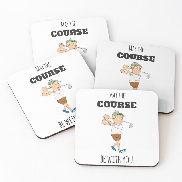 Item preview, May The Course Be With You, With Cartoon Golfer Swinging designed and sold by 4AllTimes.