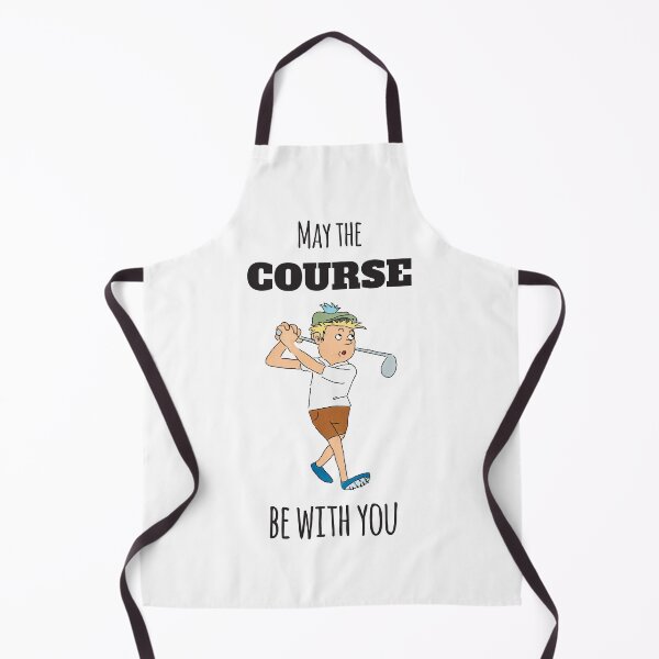 Item preview, May The Course Be With You, With Cartoon Golfer Swinging designed and sold by 4AllTimes.