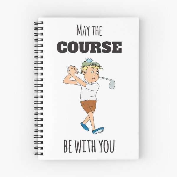 Item preview, May The Course Be With You, With Cartoon Golfer Swinging designed and sold by 4AllTimes.