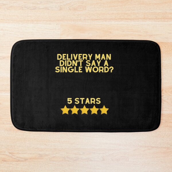 Item preview, Delivery Man doesn't talk Shirt for introverts designed and sold by SnowballStep.