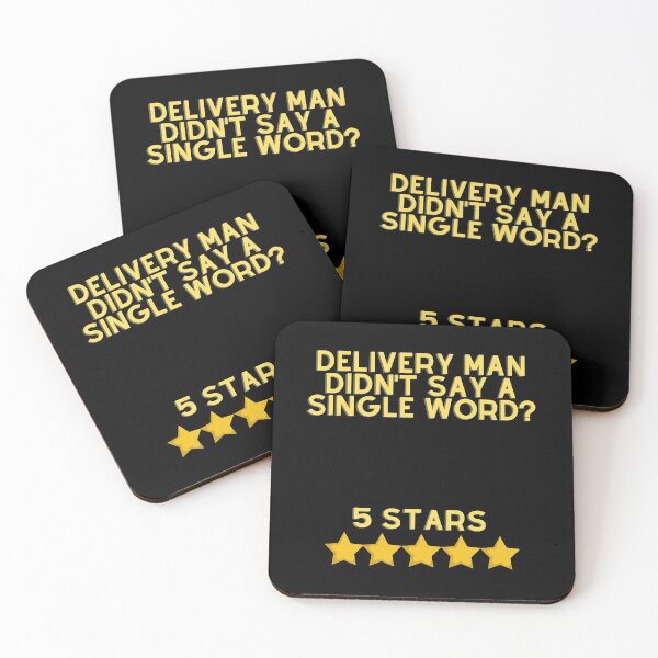 Item preview, Delivery Man doesn't talk Shirt for introverts designed and sold by SnowballStep.