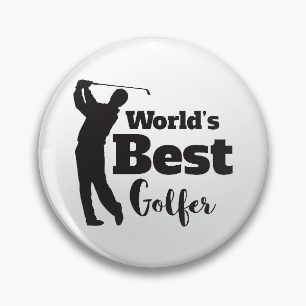 Item preview, World's Best Golfer, With Silhouette Of Golfer Swinging designed and sold by 4AllTimes.