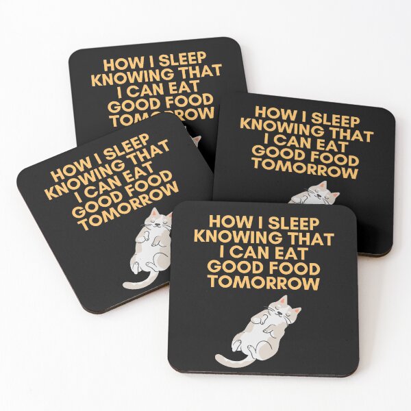Item preview, Sleep well Good Food Cat Shirt designed and sold by SnowballStep.