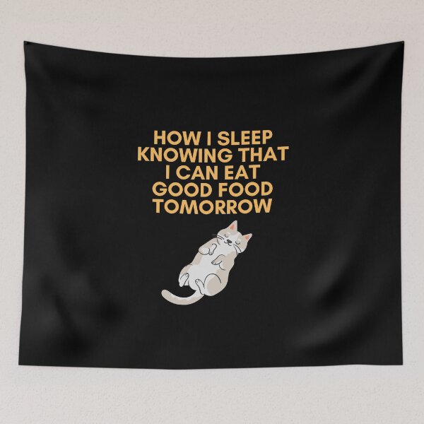 Item preview, Sleep well Good Food Cat Shirt designed and sold by SnowballStep.