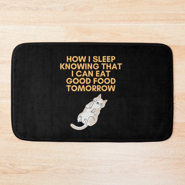 Item preview, Sleep well Good Food Cat Shirt designed and sold by SnowballStep.