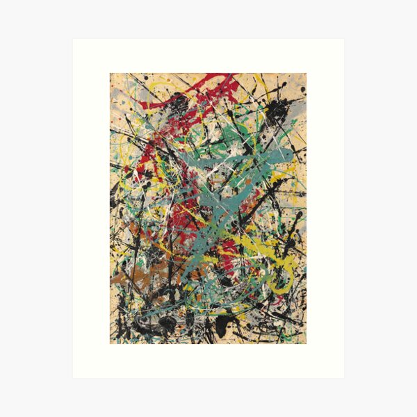 NUMMER 16, JACKSON POLLOCK 1959 Kunstdruck