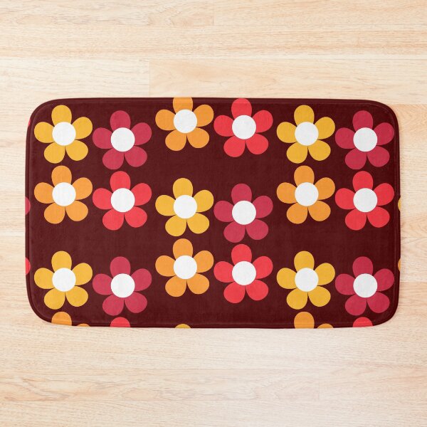 Item preview, Retro Red Bib Flowers designed and sold by sunandsnowglobe.