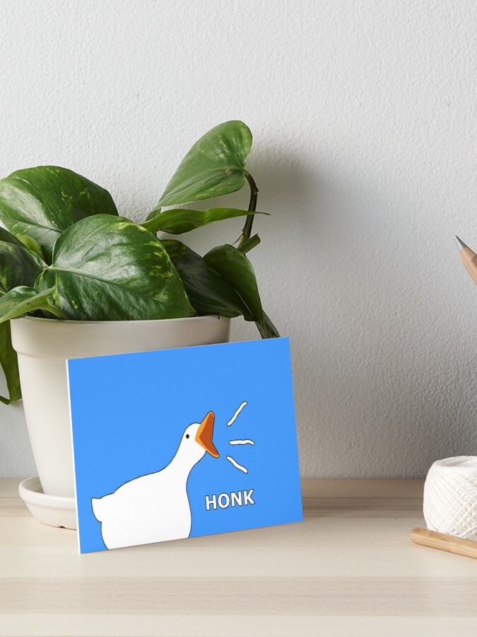 Honk Honk Honk Goose A5 Print funny meme goose print -  Portugal