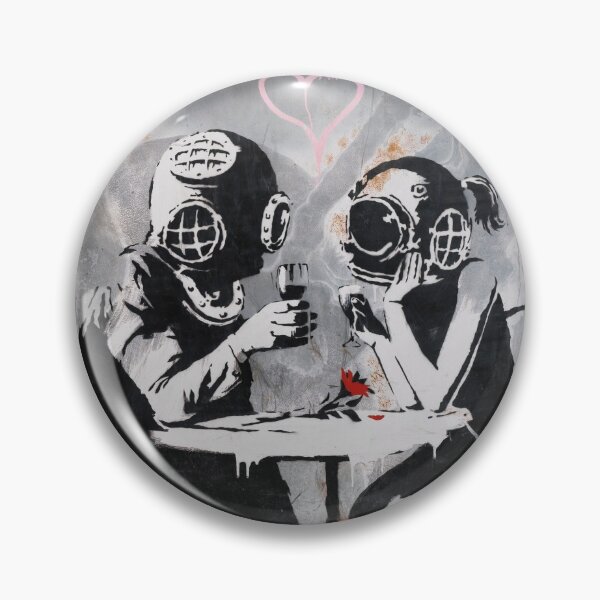 Item preview, Banksy Street Art Think Tank Dating Couple designed and sold by WE-ARE-BANKSY.