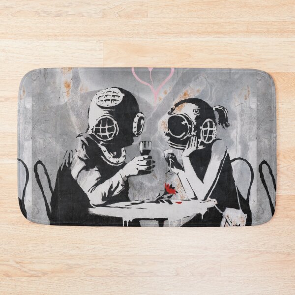 Item preview, Banksy Street Art Think Tank Dating Couple designed and sold by WE-ARE-BANKSY.