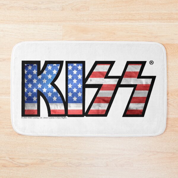 Item preview, KISS Logo - American Flag designed and sold by Ornicar.