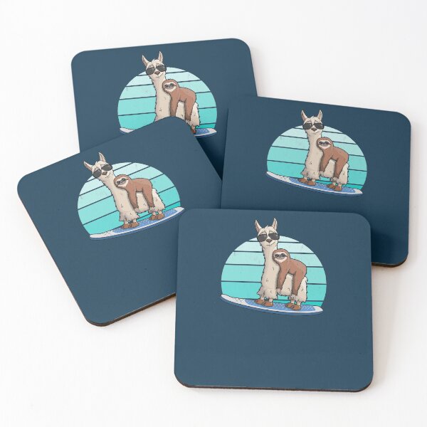 Item preview, Cool Hipster Sloth on Llama Stand Up Paddle SUP Sunglasses designed and sold by Skizzenmonster.