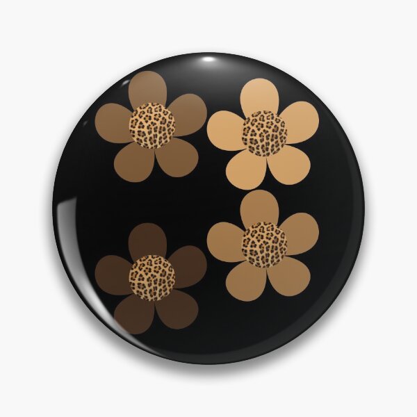 Item preview, Leopard Print Bib Flowers designed and sold by sunandsnowglobe.