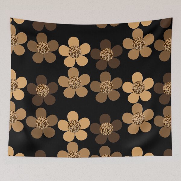 Item preview, Leopard Print Bib Flowers designed and sold by sunandsnowglobe.