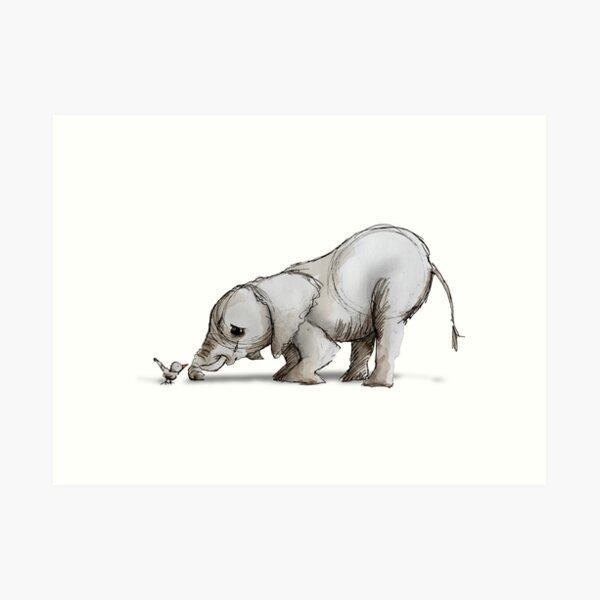 Friends Come In All Sizes Art Print