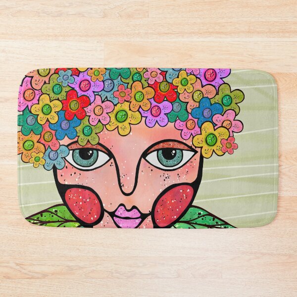 Item preview, Miss Bib Flower Wig Girly Girl Summer designed and sold by evastina.