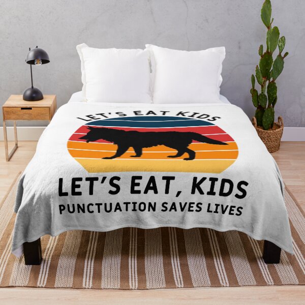 Item preview, Punctuation Saves Lives Let's Eat Kids designed and sold by MSA-42.