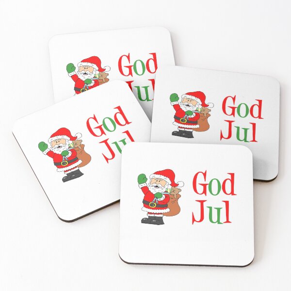 Item preview, God Jul Merry Christmas Swedish designed and sold by jaycartoonist.