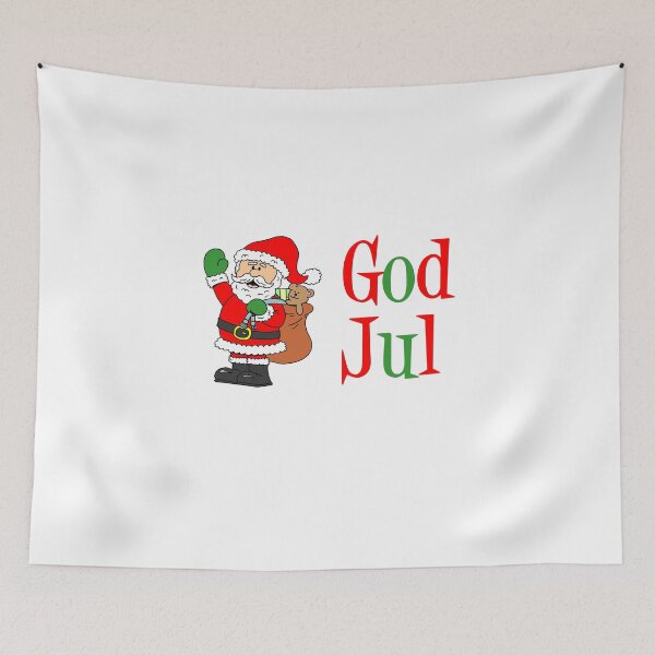 Item preview, God Jul Merry Christmas Swedish designed and sold by jaycartoonist.