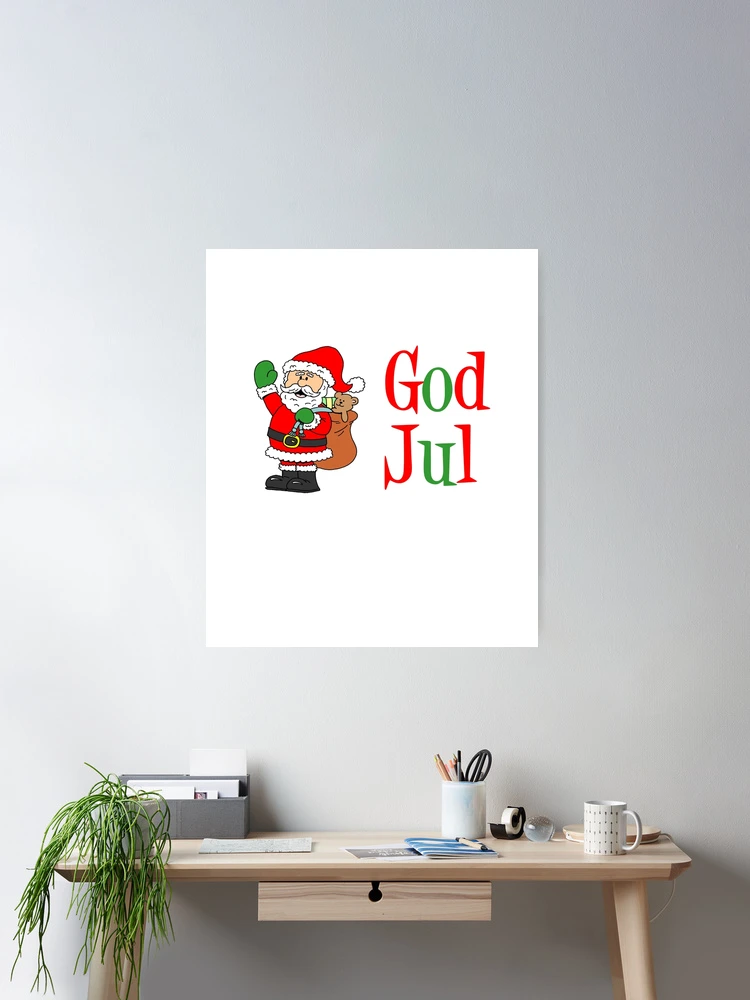 God Jul Merry Christmas Swedish